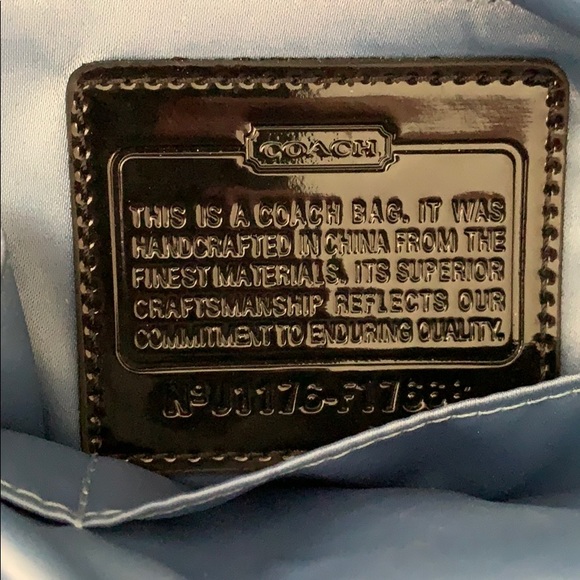 Black large Coach purse - Picture 3 of 4